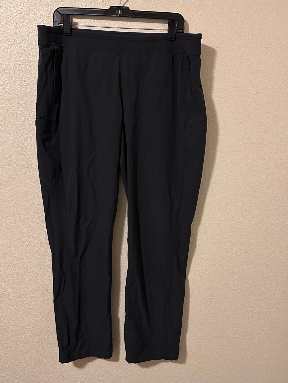Men's Kuhl men’s XL pull on Black Stretch Travel hike climb Pants